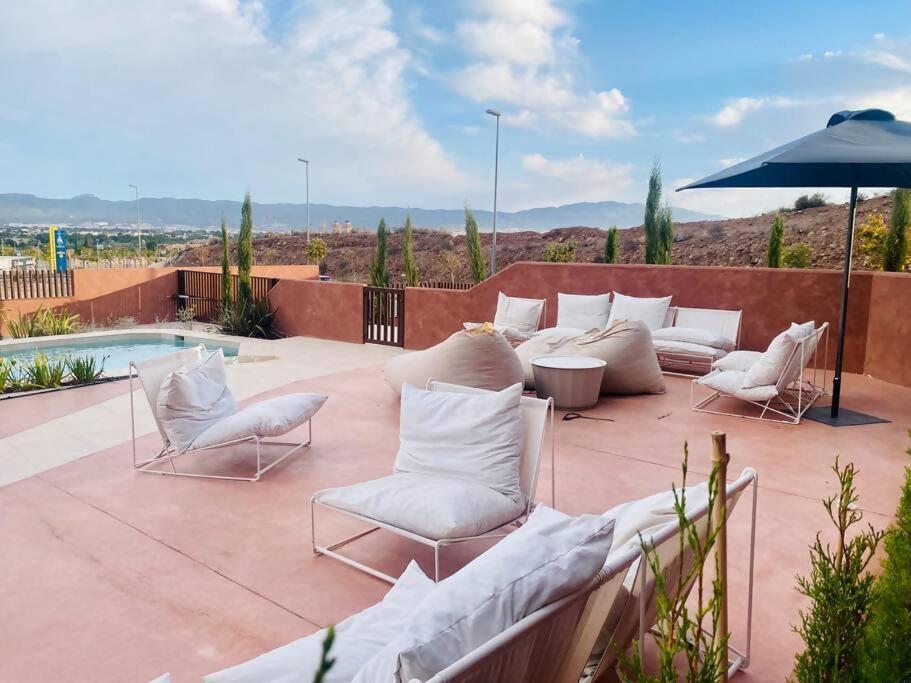 Piscina Chic Con Gran Terraza Apartment Murcia Bagian luar foto